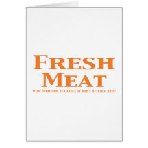 Fresh Meat Gifts Cards