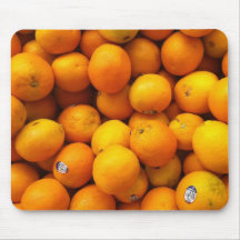 Fresh Oranges Mouse Pads
