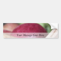 Fresh Organic Apples Bumper Sticker