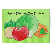 Fresh Produce Greeting Card