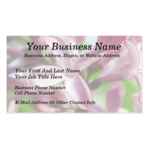 Fresh Spring Lilacs Business Card Templates