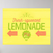 Fresh Squeezed Lemonade Posters