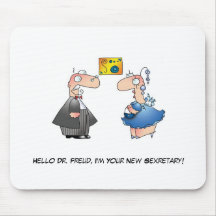 FREUDIAN SLIP by April McCallum Mousepad