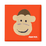 Fridge Art: Monkey Face magnets