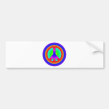 Friedenssymbol peace symbol auto sticker