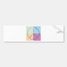 Friedenssymbol peace symbol autosticker