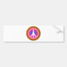 Friedenssymbol peace symbol autosticker