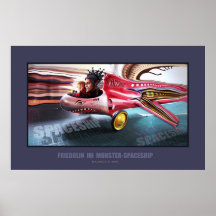 Friedolin spaceship print
