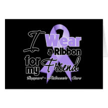 Friend - General Cancer Ribbon Greeting Cards