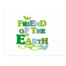 Friend of the Earth T-shirts and Gifts Postcards