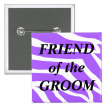 Friend Of The Groom Buttons