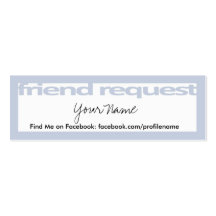 Friend Request Cards Business Card