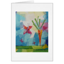 Friendly Carrot Greeting Card