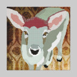 Friendly Fawn Vintage Art Canvas canvas prints