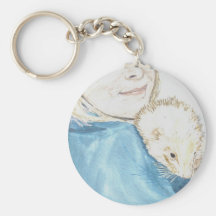'Friendly Ferret' Keychain