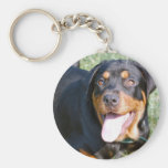 Friendly Rottweiler Keychain