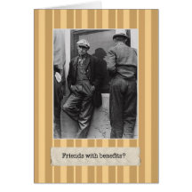 Friends with Benefits Birthday Card