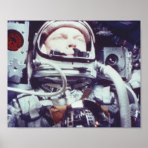 Friendship 7 Astronaut during Spaceflight Print