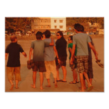 Friendship at the end of the day photographic print