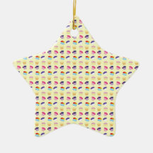 Friendship Cupcakes Christmas Tree Ornaments