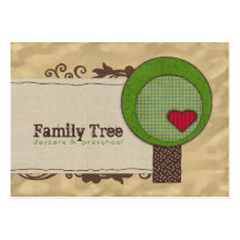 Friendship Tree Chubby Business Cards