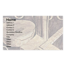 Fries With Grisaille Frescoes On The Arts Business Card Template