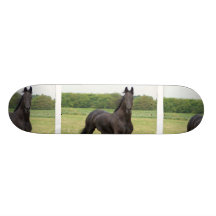 Friesian Horse Skateboard