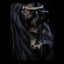 Friesian Spirit - Horse Painting posters