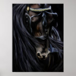 Friesian Spirit - Horse Painting Posters
