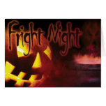 Fright Night on Halloween Card