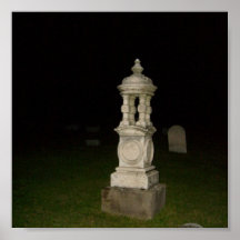 Frightful Fancy Cemetery Stone Poster