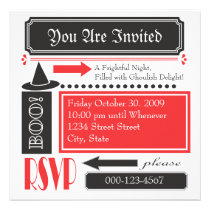 Frightfully Delightful invitations