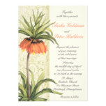 Fritillaria Floral Wedding Invitation