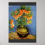 Fritillaries In A Copper Vase By Vincent Van Gogh Print
