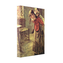 Fritz von Uhde - The big sister Canvas Prints