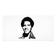 Frobama Retro Custom Photo Card