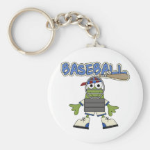 Frog Baseball - Catcher Tshirts and  Gifts Key Chain