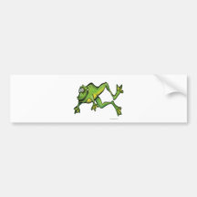 Frog Bumper Sticker