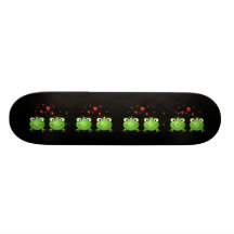 Frog Couple with hearts. Skate Decks