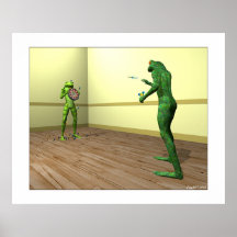 Frog Darts Print