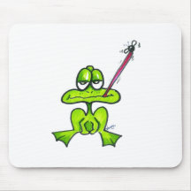 Frog Eating Fly  Mousepad