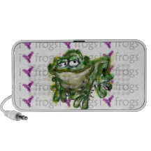 frog-i love frogs travelling speaker