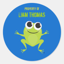 Frog Identification Sticker