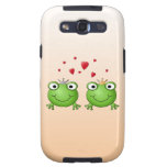 Frog Prince and Frog Princess, with hearts. Samsung Galaxy S3 Covers