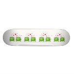 Frog Prince and Frog Princess, with hearts. Skate Boards