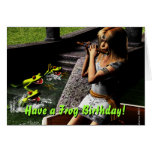 Frog Prince Birthday Wishes Card