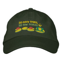 Frog Prince Embroidered Baseball Cap