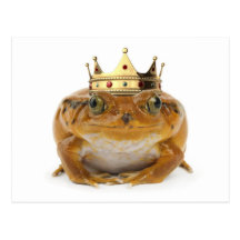 Frog Prince - front Postcard