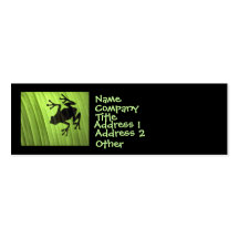 Frog Skinny Profile Card Business Card Templates