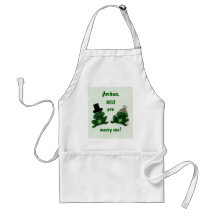 Froggy Wedding - Pop the Question Apron